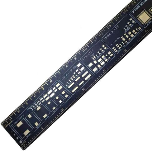 3Pcs/1Set PCB Ruler 25cm/10 Inch 20cm/7inch 15cm/6inch 3Sizes 3Types Multifunctional PCB Ruler Measuring Tool Resistor Capacitor Chip IC DIY Kit for Arduino Electronic Engineers/Makers in Saudi Arabia