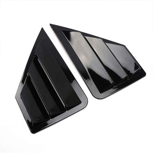 ITrims for Toyota C-HR CHR 2016 2017 2018 2019 2020 2021 Rear Car Side Window Louvers Vent Cover Trim Auto Decorative 2PCS (Carbon Fiber) in Saudi Arabia