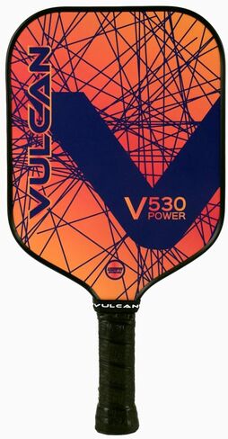 Vulcan | V530 Pickleball Paddle | Power Performance | Polypropylene Core - Carbon Fiber Surface | USAP Approved | Multiple Colors in Saudi Arabia