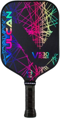 Vulcan | V530 Pickleball Paddle | Power Performance | Polypropylene Core - Carbon Fiber Surface | USAP Approved | Multiple Colors in Saudi Arabia