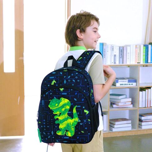 gxtvo 3PCS Girls and Boys Backpack, 16" Kids Bookbag with Lunch Box, Water Resistant School Bag for Elementary Prechool in Saudi Arabia