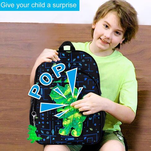 gxtvo 3PCS Girls and Boys Backpack, 16" Kids Bookbag with Lunch Box, Water Resistant School Bag for Elementary Prechool in Saudi Arabia