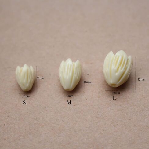 10mm 100Pcs Artificial Coral Flower Beads Beige Color Cute Jasmine Flower Shape Beads for Jewelry Bracelet Necklace Earring Making Art Craft DIY Decoration in Saudi Arabia