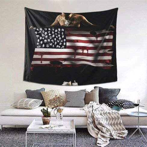 Worrwuy نسيج الجدار شنقا الفراش نسيج 3D مطبوعة الفن نسيج ديكور المنزل 60 "× 51" in Saudi Arabia