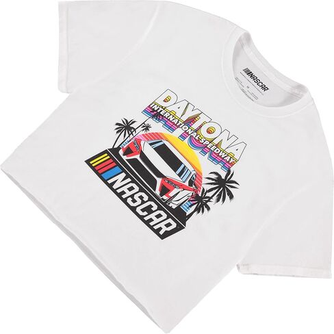 NASCAR Ladies Racing Fashion Shirt - Ladies Classic Racing Tee Crop Top Tee in Saudi Arabia