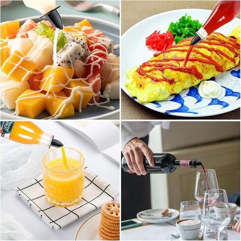 100 عبوة من أدوات سكب زجاجات المشروبات الكحولية، فوهات صب بلاستيكية، أداة سكب المشروبات الكحولية ذات التدفق الحر مثالية للبار والنوادي والمطاعم والمقاهي والمنزل باللون الأسود in Kuwait