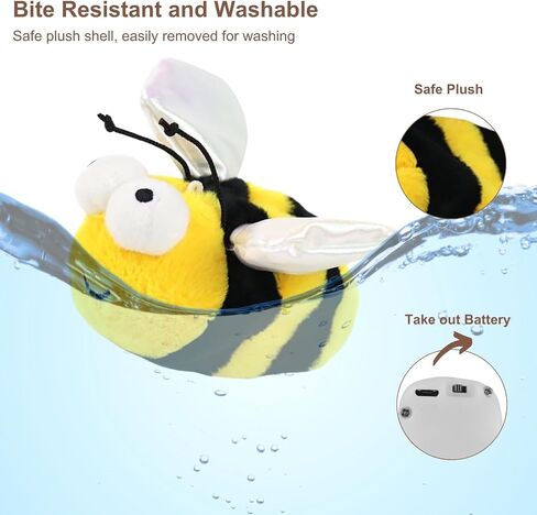 Interactive Cat Toy, Flapping Chirping Animal with Catnip for Indoor Cats, Touch Activated with 3 Modes, Rechargeable, Hanging Intelligent Kitten Toy (Eagle) in Saudi Arabia