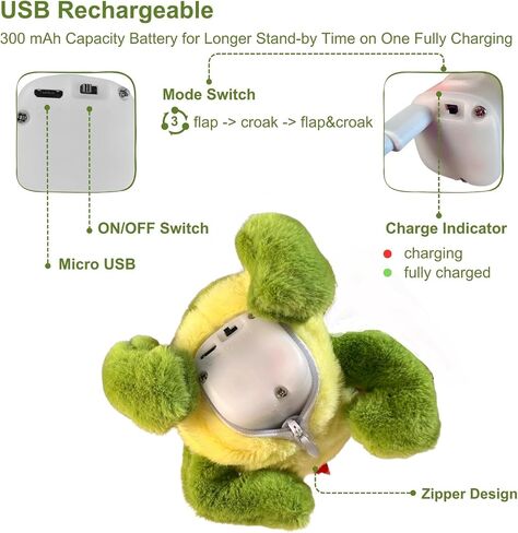 Interactive Cat Toy, Flapping Chirping Animal with Catnip for Indoor Cats, Touch Activated with 3 Modes, Rechargeable, Hanging Intelligent Kitten Toy (Eagle) in Saudi Arabia