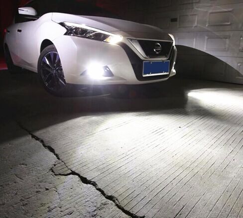 Alla Lighting 6000K White H11 H8 H16 LED لمبات مصابيح الضباب أو DRL (مصابيح أضواء النهار)، H11LL H8LL 2000 لومن طاقة عالية 3030 36-SMD فائقة السطوع للغاية in Kuwait