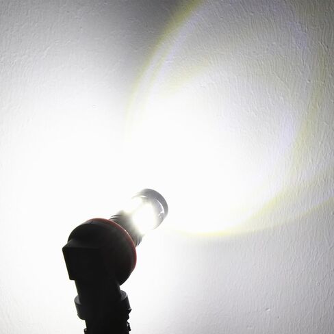 Alla Lighting 6000K White H11 H8 H16 LED لمبات مصابيح الضباب أو DRL (مصابيح أضواء النهار)، H11LL H8LL 2000 لومن طاقة عالية 3030 36-SMD فائقة السطوع للغاية in Kuwait