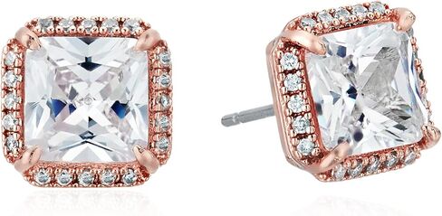 أقراط كيت سبيد نيويورك "Pave Princess Cut Studs" لحفظ التاريخ in Saudi Arabia