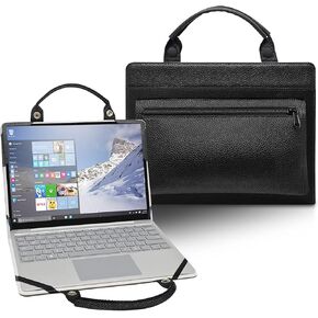 LiuShan 2 in 1 Protective Case Cover + Portable Bag for 13.3" Lenovo Yoga 6 13ARE05 & Google Pixelbook Go & HP Pavilion 13-bbXXXX Laptop[NOT fit Google Pixelbook 12.3/HP Pavilion 13-anXXXX],Black