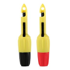 2pcs Insulation Piercing Clips, Wire Probe Kit Insulation Piercing Clip Piercing Probes for Tp81 Multimeter Wire Piercing Tool for Voltage Voltmeter Thermometer Testing (2mm)
