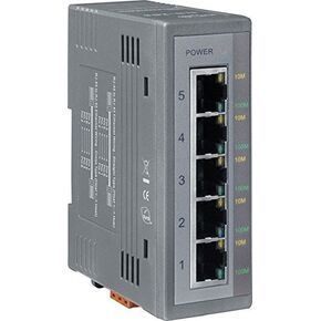 NS-205 10/100 Mbps speed Unmanaged 5-Port Industrial Ethernet Switch with Din Rail Mount