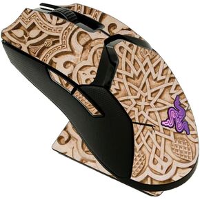 MightySkins Skin Compatible with Razer Viper Ultimate - Carved | Protective, Durable, and Unique Vinyl Decal wrap Cover | Easy to Apply, Remove, and Change Styles | Made in The USA