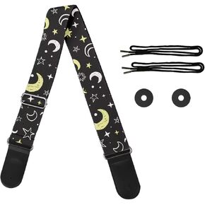 SEANATIVE Guitar Shoulder Strap for for Electric Acoustic Guitar Bass Comfort Guitar Belt Strap Pad Protect Your Guitar