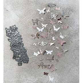 Various Butterfly Metal Die Cuts,Lots Butterflies Frame Cutting Dies Stencils DIY Crafts Cards Cuts for DIY Embossing Card Making Photo Decorative Paper Dies Scrapbooking