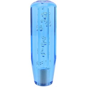 Tbest Manual Gear Stick Shift Knob,15cm/5.9in Crystal Car Shift Knob Gear Stick Lever Universal for Manual Transmission Vehicles (Blue)