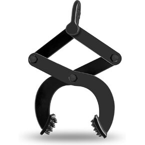Pallet Puller Clamp 2200lbs 1 Ton Small Tree Puller Tool, Stump Puller, Pallet Grabber Black, Compatible with Chain/Strap with Hooks for Lifting/Pulling