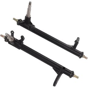 Steering Strut Knuckle Spindle, 1 Pair 420mm Steering Strut Knuckle Spindle Metal Alloy for 150cc 200cc 250cc Go Kart Quad Bike