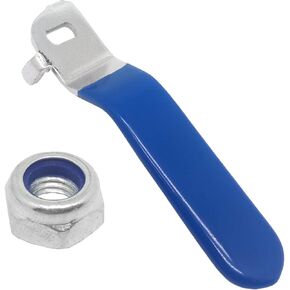 NGe 1Pcs Blue Replacement Ball Valve Handle,with M8 Nut,Hole Size 5x8mm