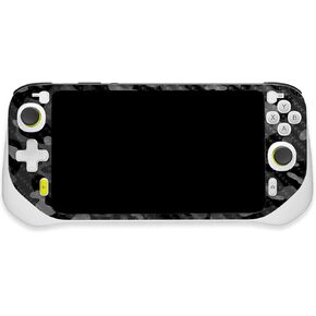 MightySkins Carbon Fiber Skin Compatible with Logitech G Cloud Gaming Handheld - Black Camo | Protective, Durable Textured Carbon Fiber Finish | Easy to Apply | Made in The USA