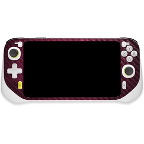 MightySkins Carbon Fiber Skin Compatible with Logitech G Cloud Gaming Handheld - Pink Gravel | Protective, Durable Textured Carbon Fiber Finish | Easy to Apply | Made in The USA
