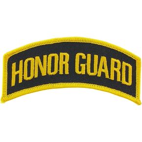 United States Army Honor Guard Tab Patch, Subdued Woodland/Green, with Iron-On Adhesive
