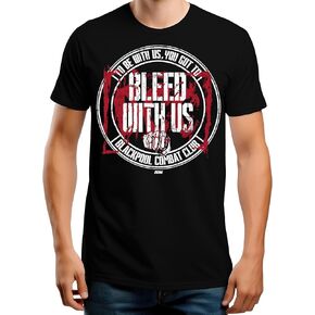 AEW Blackpool Combat Club - Bleed with Us (Amazon Exclusive) T-Shirt
