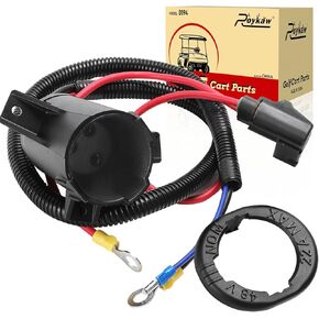 Roykaw Golf Cart 48 Volts Charger DC Receptacle Kits Fits for Club Car Precedent or Tempo 2014-Up Electric Golf Cart, Fast Charging, OEM#10513740 in Kuwait