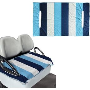 WIRESTER Universal Golf Cart Seat Cover, Comfortable Golf Cart Seat Towel Blanket 52 x 32 Inches, Suitable for EZGO Yamaha 2-Person Seats Club Cars