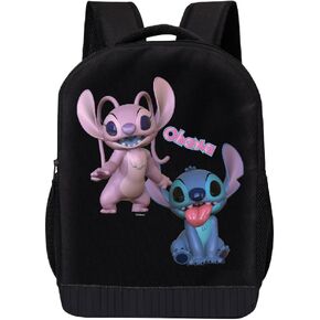 DISNEY Stitch Backpack for School - Cute Lilo and Stitch Travel Backpack Laptop Bag with Water Bottle Pocket for Boys, Girls and Toddlers (Dancing Stitch)