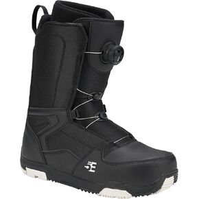 5th Element ST Lace and Dial Snowboard Boots for Men - Black Compatible with Strap Snowboard Bindings- Waterproof Liners -All Mountain Snowboarding Men Size