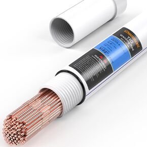 Mild Steel TIG Welding Rod ER70S-6 Welding Filler Rod 1/8" x 16" 5LB, Low Splatter Corrosion Resistance, TIG welding accessories