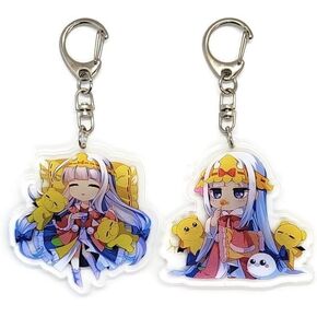 Inc. - Set of 2 Sleepy Princess Demon Castle Acrylic Keychain Aurora Suya Rhys Kaymin (Syalis) v1