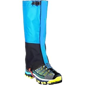 Protection from The Elements with Blue Gaiters for Hiking - Hiking Gaiters - Leg Gaiters- Gators for Hiking Boots - Gaiters for Men - Gaiters for Boots - Gaiters for Hiking Waterproof