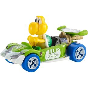 Hot Wheels Mario Kart Characters and Karts as 1:64 Die-Cast Cars, Koopa Troopa/Circuit Special Vehicle in Saudi Arabia