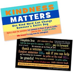 Kindness Matters Cards - Kindness Is Contagious Challenge Card (BOX of 100)