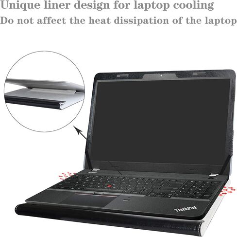 Alapmk Protective Case Cover for 15.6" Lenovo ThinkPad Edge E560 E560p E565 E550 E555 E550C/ThinkPad L580 L590 L570 L560 Laptop(Warning:Not fit thinkpad E580 E570/L550),Black in Saudi Arabia