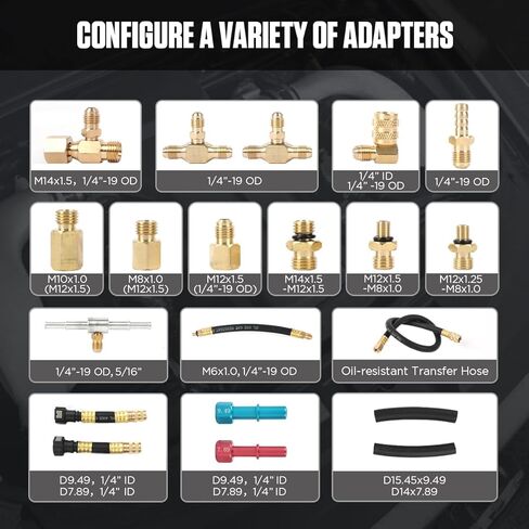 مجموعة أدوات قياس ضغط حقن الوقود للسيارات، مجموعة أدوات قياس ضغط الوقود، مجموعة أدوات اختبار ضغط الوقود الذكية، مجموعة قياس ضغط مضخة حقن الوقود الرقمية 0-426.6 رطل لكل بوصة مربعة in Kuwait
