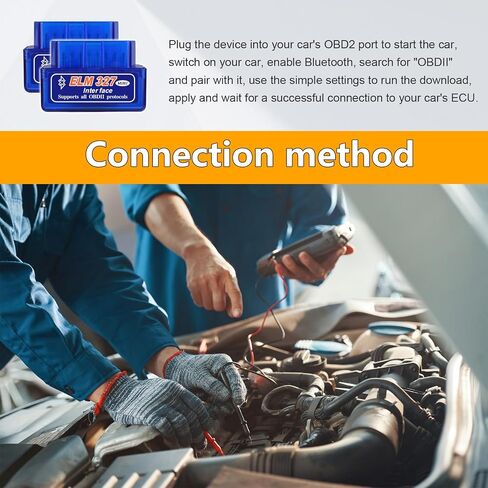 ELM327 OBDⅡ Car Auto Diagnostic Scanner, Professional Automotive Bluetooth Scan Tool and Code Reader, Universal Vehicle Interface Adapter Diagnostic Tool Scanner in Saudi Arabia