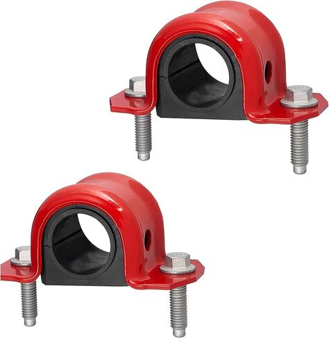 4 قطع CODE RED EXTREME Front Sway Bar Bracket Kit + طقم البطانة الأمامية يناسب جيب رانجلر 2007-2022، البطانات المصنعة في الولايات المتحدة الأمريكية in Saudi Arabia