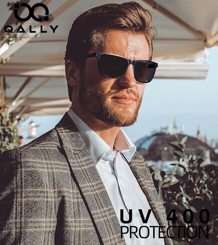 Carbon Fiber Polarized Sunglasses for Men Trendy Driving Sunglasses Shady Sun Glasses with UV Protection in Saudi Arabia