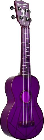Kala KA-SWB-GN Waterman Soprano Ukulele - حزمة من إسفنج البحر باللون الأخضر غير اللامع مع حقيبة كبيرة، وموالف، وأقراص DVD التعليمية لأوستن بازار، وقطعة قماش تلميع in Saudi Arabia
