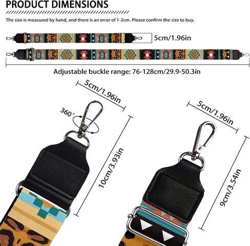 TODIYADDU Colorful Mushroom Star Interchangeable Straps Handbag Straps Crossbody Suitable for Outdoor Travel Mom Fit for Purses Canvas Bag Guitar Instrument in Saudi Arabia