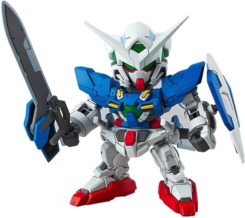 Bandai Hobby SD EX-Standard Gundam Exia Action Figure, Multi-colored, 8" (BAN202753) in Saudi Arabia