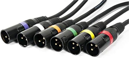 كابل Accu بطول 10 أقدام و3 دبابيس True DMX تم تصنيفه عند 110 أوم من النهاية إلى النهاية لضمان عدم انخفاض الإشارة و25 قدمًا 3 دبوس من كابل DMX الحقيقي تم تصنيفه عند 110 أوم من النهاية إلى النهاية لضمان عدم انخفاض الإشارة in Kuwait