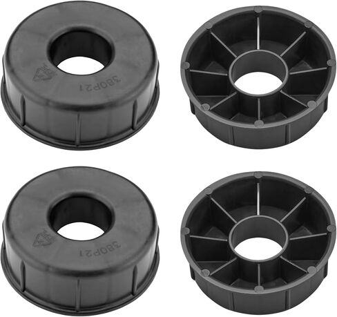 3" to 1" Core Adapter (2-Pack) for Label, Sticker, & Kraft Paper Rolls. Allows Label Rolls with 3' Cores to be Mounted on Dispensers - Compatible with 1" Axles in Saudi Arabia