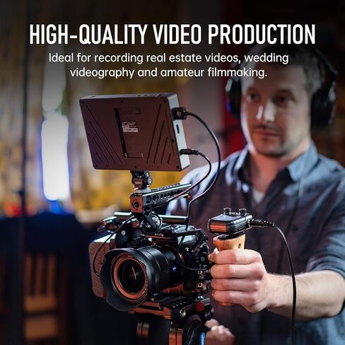 نظام ميكروفون Xvive U6 اللاسلكي لكاميرات DSLR والكاميرا الرقمية والهواتف الذكية in Saudi Arabia