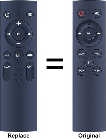 Replacement Remote Control Compatible for TT TaoTronic Soundbar 2.1 Channel Sound Bar TT-SK15UD TT-SK015 TT-SK016 TT-SK017 in Saudi Arabia